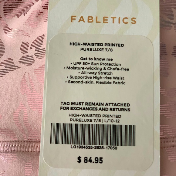 Fabletic limited edition birthday leggings large in rose gold - Picture 3 of 4